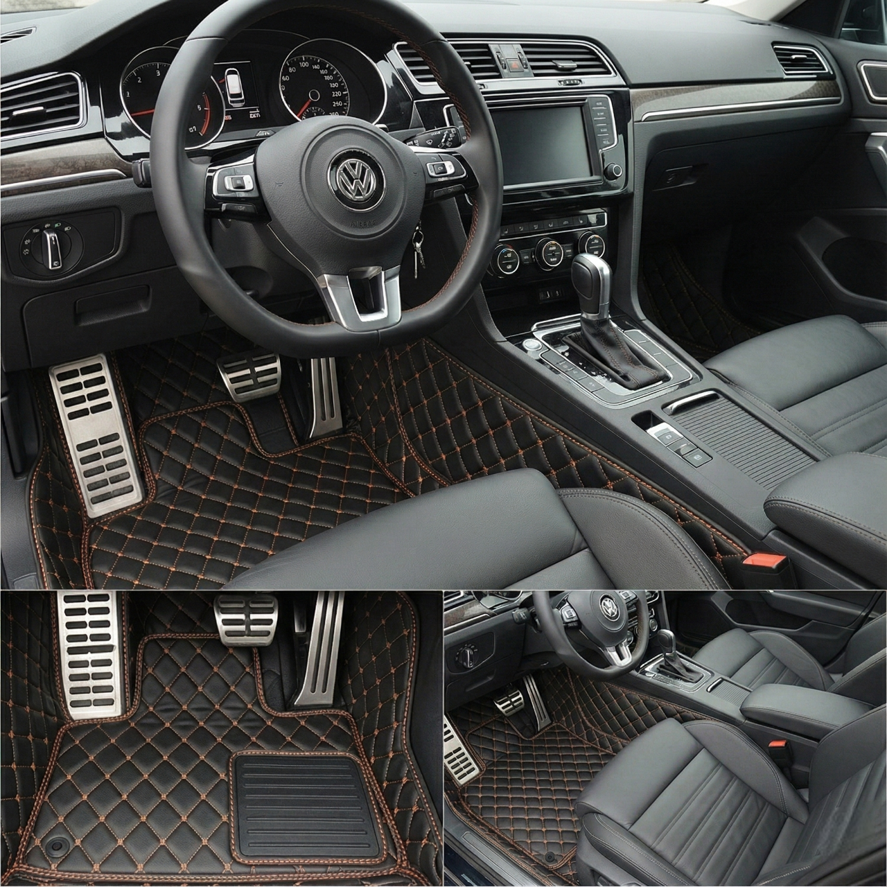 Tapete automotivo premium aplicado no carro